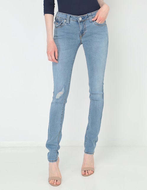 Jeans skinny True Religion corte cintura para mujer