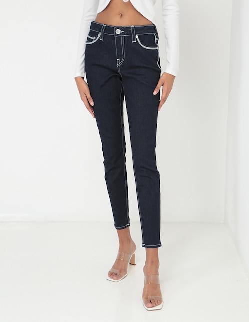 Jeans skinny True Religion Jennie corte cintura para mujer