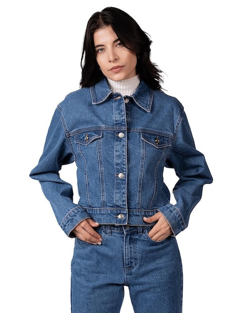 Chamarra Mchk de mezclilla para mujer