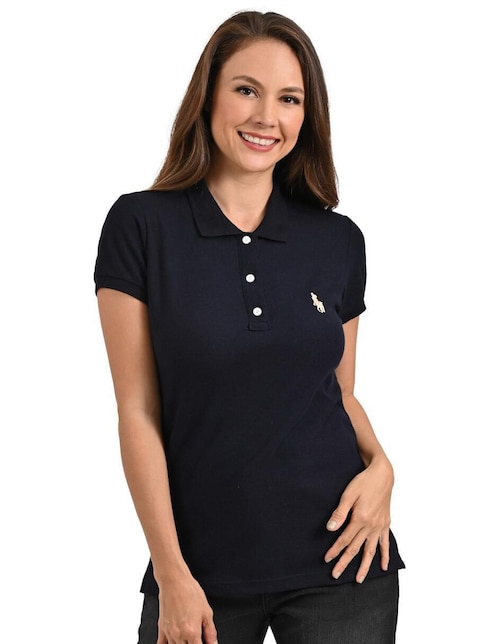 "playera" "manga" corta hpc polo playera piqué polo dama  "cuello" polo "para mujer"