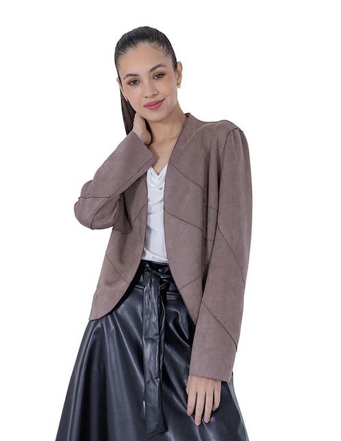 Gabardina Larga Abrigo Para Mujer Beige 11Z8190