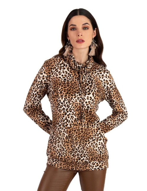 Sudadera con bolsa canguro Beatriz Meade para mujer