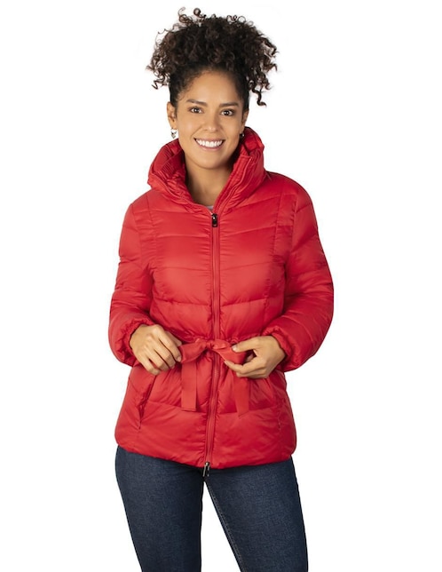 "chamarra" acolchada greenlander no impermeable "de" poliéster "para mujer"