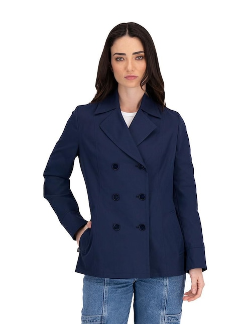 "gabardina" no con bolsillos shyla "para mujer"