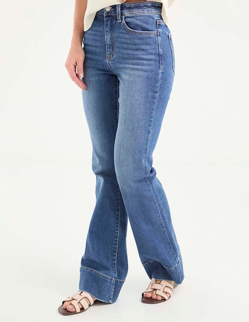 Jeans acampanado para mujer 1