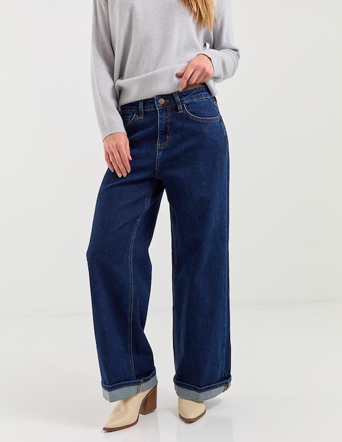 Jeans amplio para mujer 1