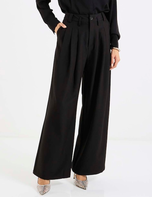 Pantalón relaxed amplio para mujer 1