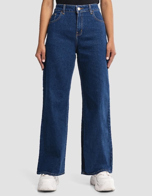 Jeans relaxed baggy para mujer 1