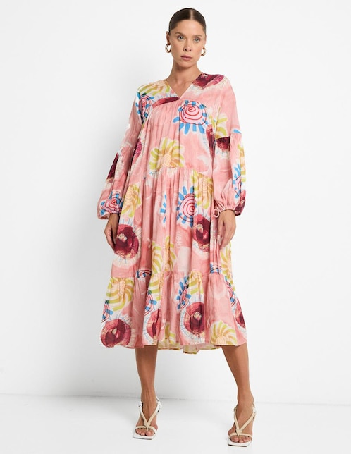 Vestido midi casual para mujer 1