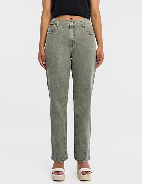 "jeans/jegging/jeans jogger" regular relajado oggi jeans emotion "corte" cintura alta "para mujer"