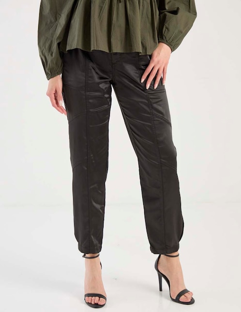 Pantalón relaxed amplio para mujer 1