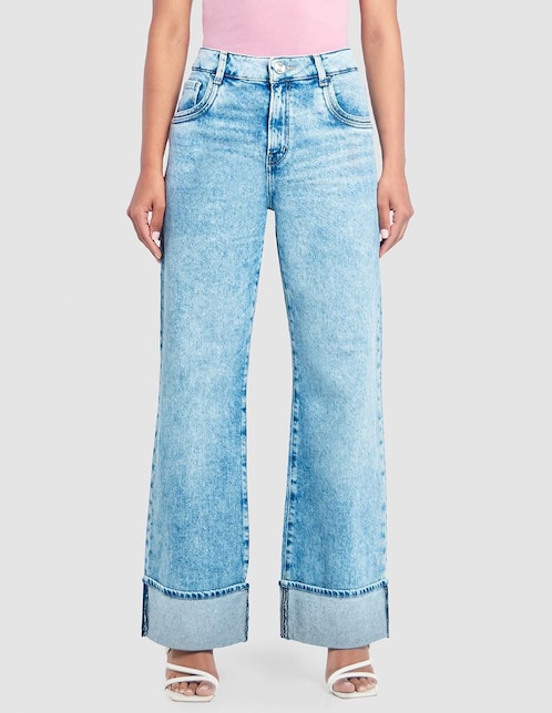 Jeans relaxed amplio Oggi Jeans para mujer