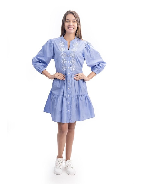 Vestido a la rodilla casual Nautica S25 para mujer