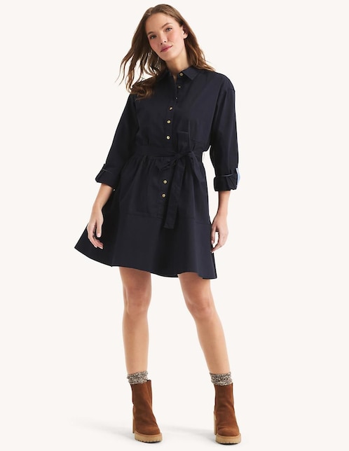Vestido corto casual Nautica S25 para mujer