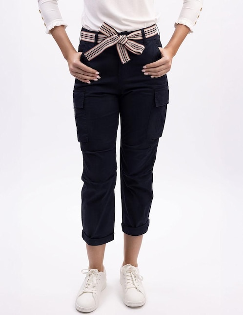 Pantalón cargo Nautica ajustado para mujer