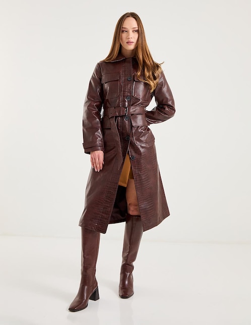 Abrigo regular para mujer