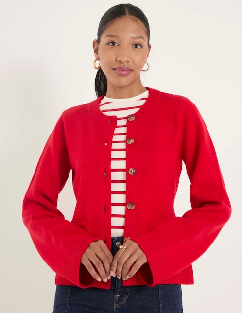 Suéter cuello redondo para mujer 1
