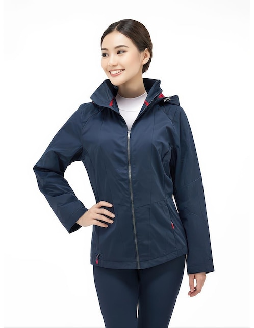 Chamarra casual impermeable para mujer 1