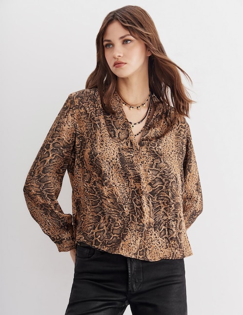 Blusa manga larga para mujer 1