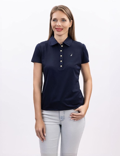 Playera tipo polo Nautica para mujer