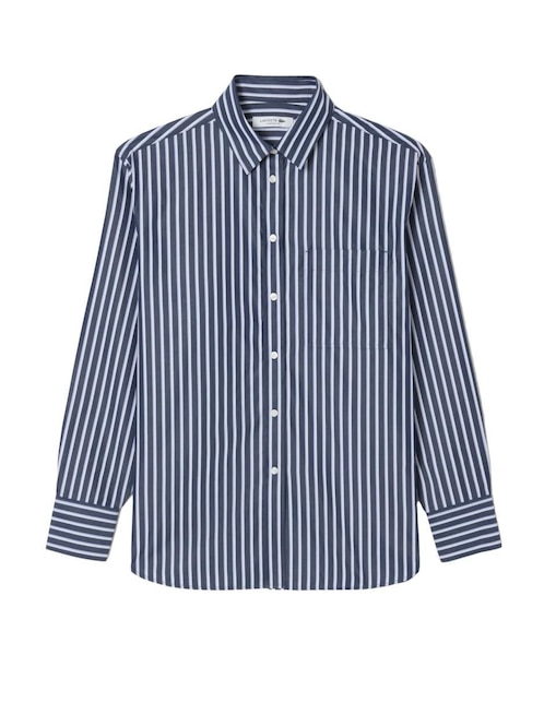 Camisa de algodón manga larga para mujer