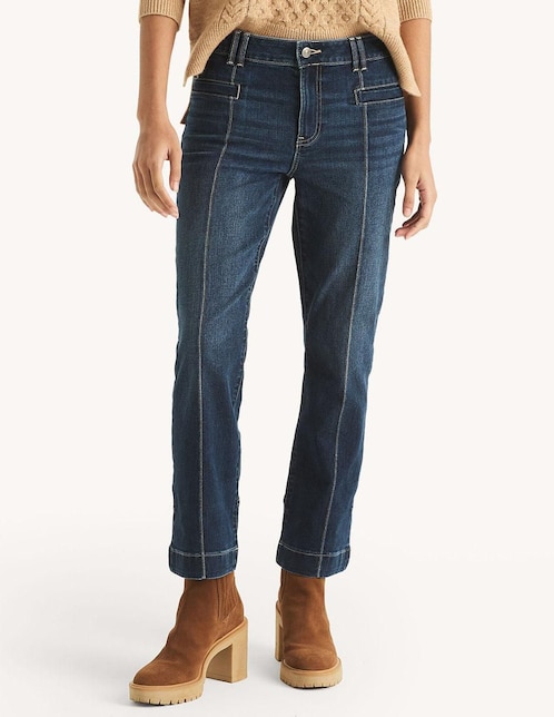Pantalón capri Nautica straight para mujer