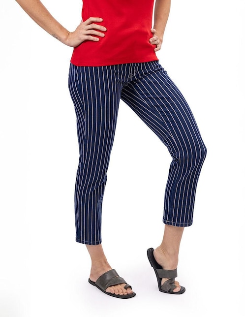 Pantalón capri slim para mujer 1