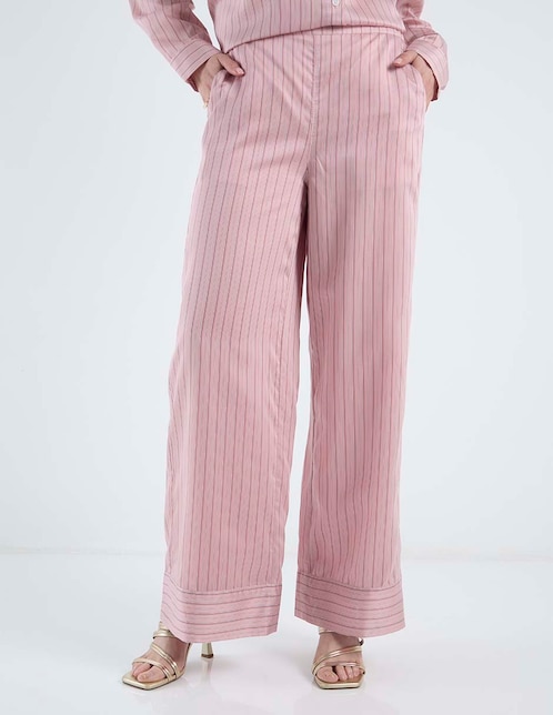 Pantalón pijamero regular para mujer 1