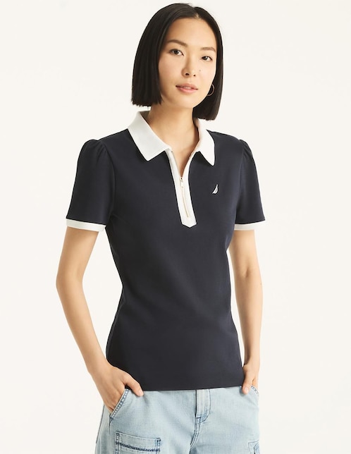 Playera tipo polo Nautica para mujer