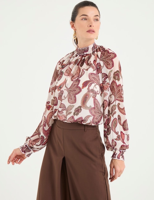 Blusa manga larga para mujer 1