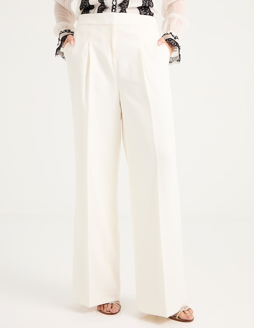 Pantalón de vestir amplio para mujer 1