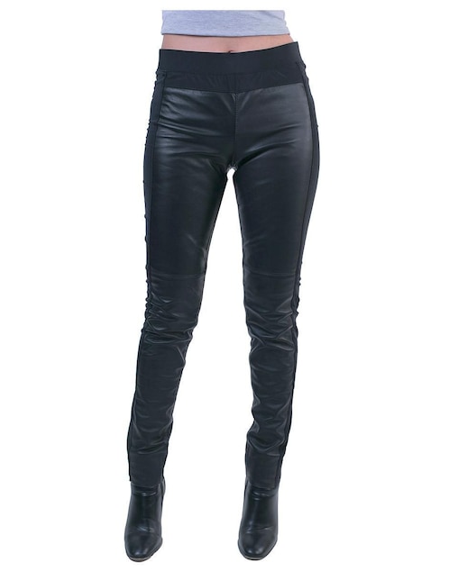 Legging Castelli Leather Authentic a la cintura con elástico ajustable para mujer