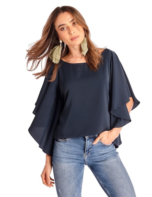 Blusa Beatriz Meade manga 3/4 para mujer