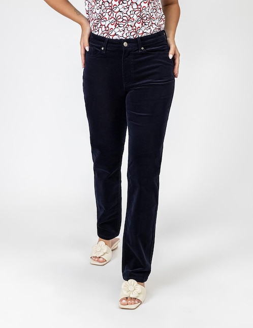 "pantalón" regular nautica straight "para mujer"