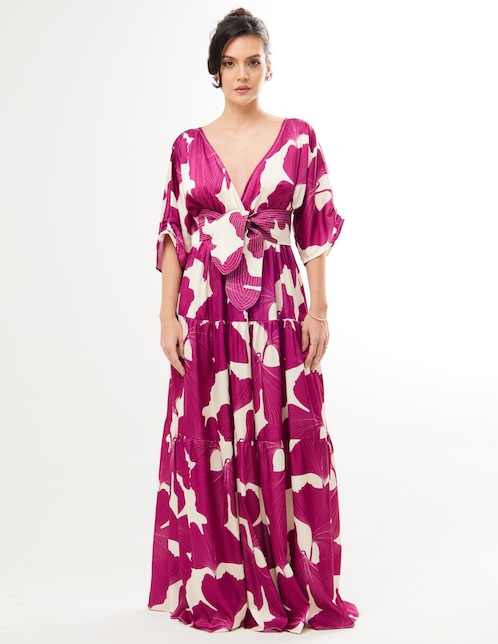 Vestido maxi casual Pureza Aura para mujer