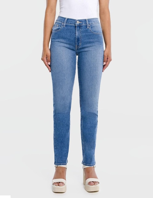 Jeans straight para mujer 1