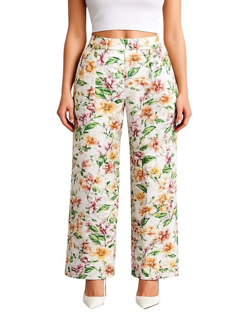 Pantalón relaxed straight para mujer
