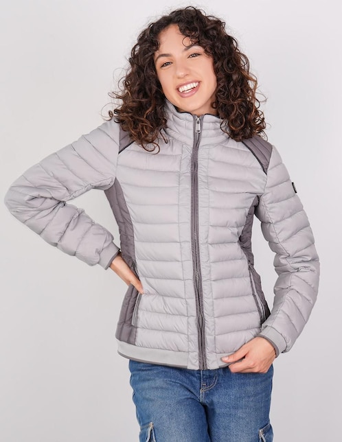 "chamarra" acolchada greenlander no impermeable "de" poliéster "para mujer"