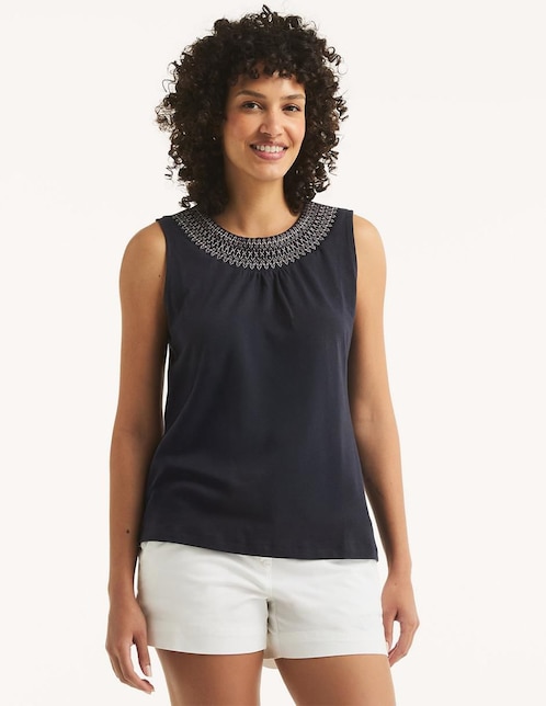 Blusa sin manga para mujer 1