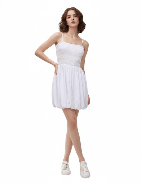 Vestido mini casual Globo para mujer Vestido mini casual Globo para mujer