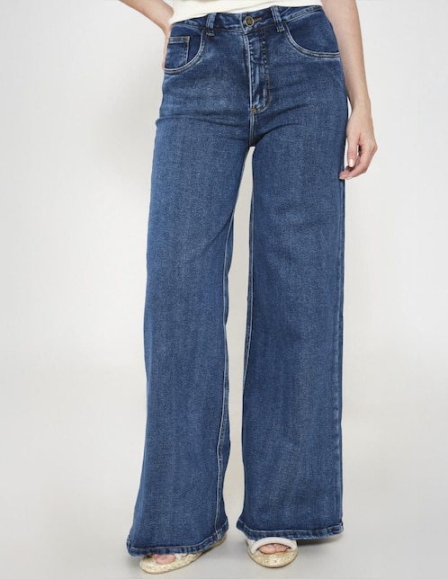 Jeans wide leg Padova para mujer