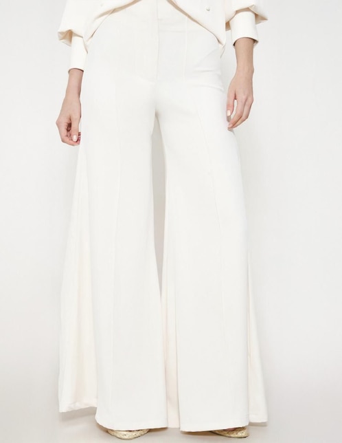 Pantalón acampanado Padova wide leg para mujer
