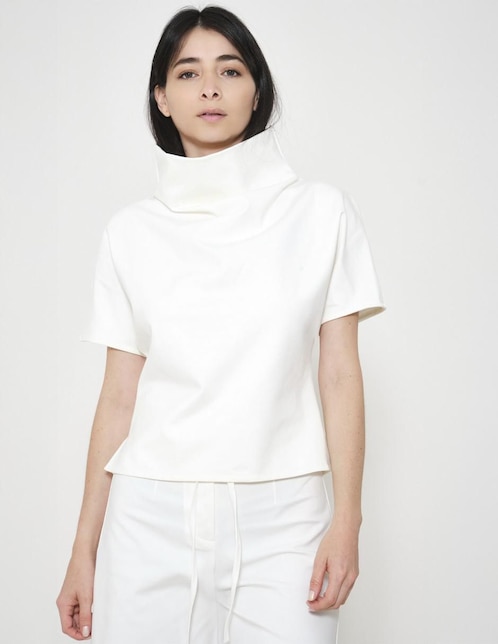 Blusa manga corta para mujer 1
