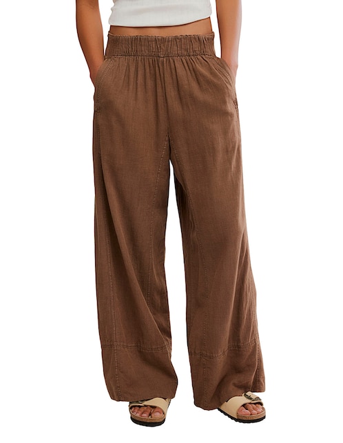 Pantalòn flare wide leg para mujer 1