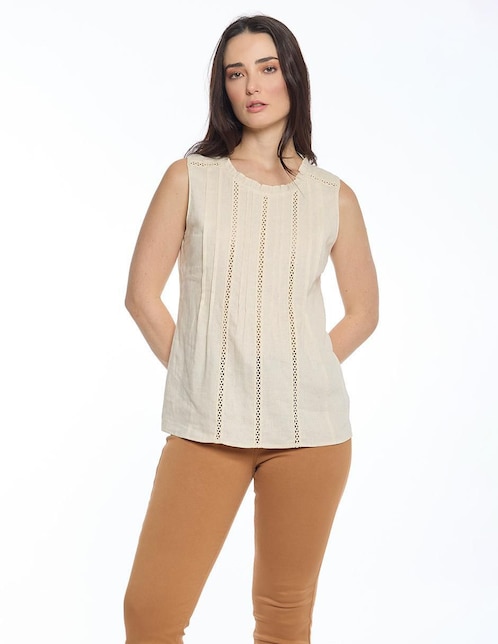 Blusa Foley's sin manga para mujer
