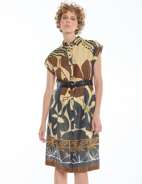 Vestido a la rodilla casual Foley's para mujer