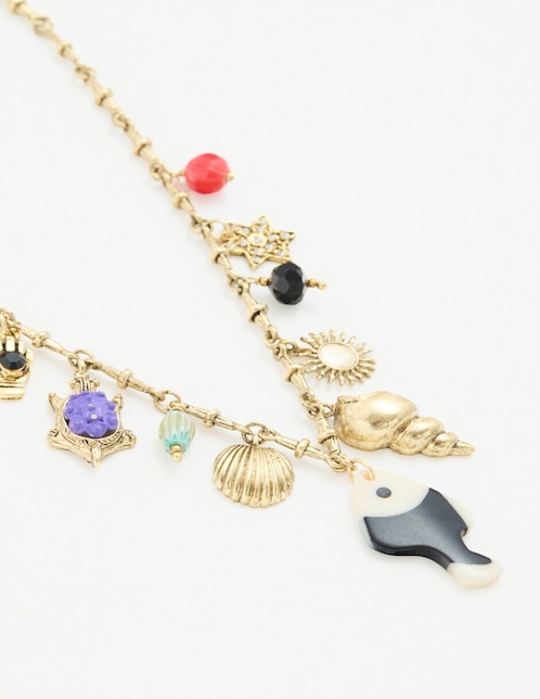Collar con dije de peces 1