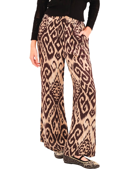 Pantalón de vestir palazzo para mujer 1