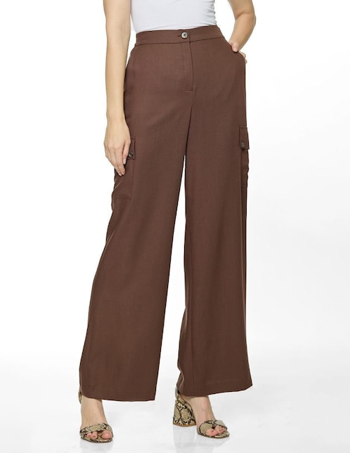 Pantalón cargo Foley's recto para mujer