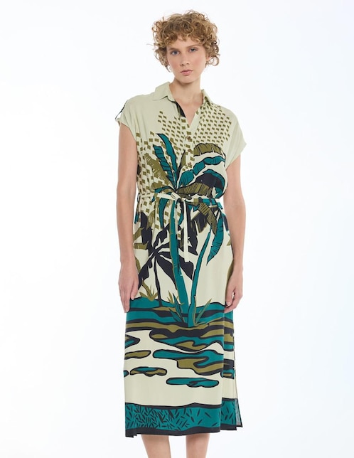 Vestido midi casual Foley's para mujer